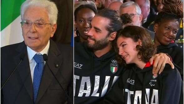 Cerimonia della bandiera, Mattarella a Tamberi e Sabatini: 