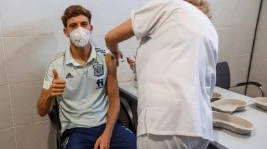 Spagna: nazionale vaccinata a tre giorni dalla sfida con la Svezia