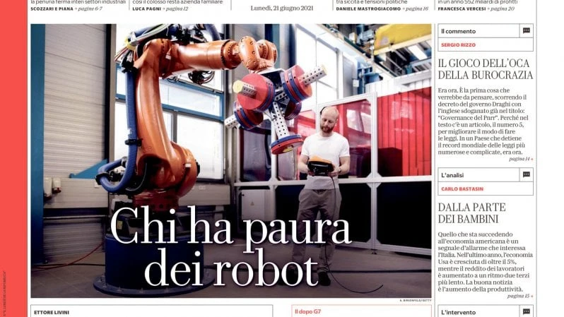 Il robot distrugge milioni di posti ma crea mestieri nuovi e più pagati