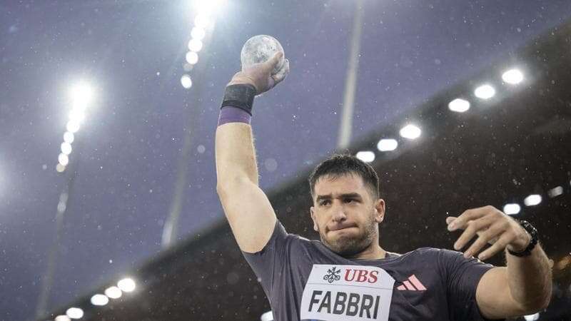 Leonardo Fabbri fa il record italiano del peso: 22,98 nella finale di Diamond League