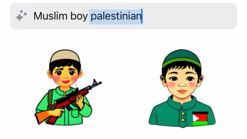 Whatsapp: negli sticker realizzati dall’IA, armi in mano ai bambini palestinesi