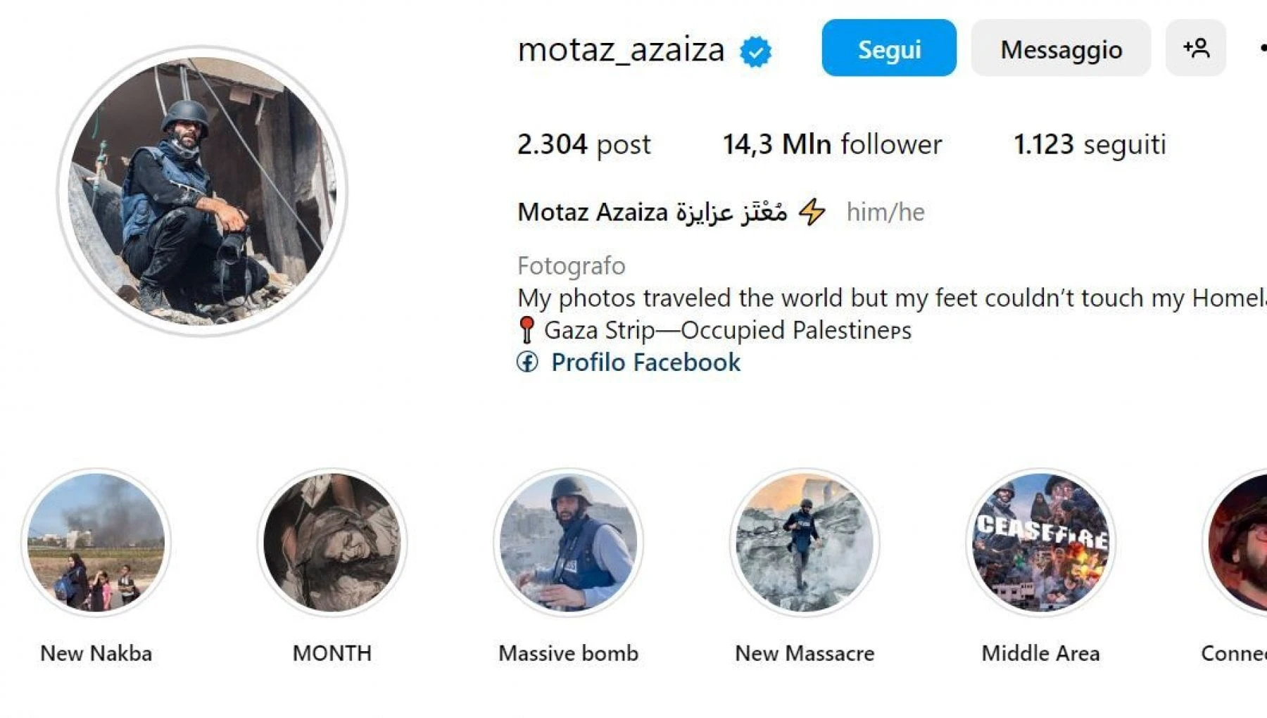 Gaza ha cambiato Instagram