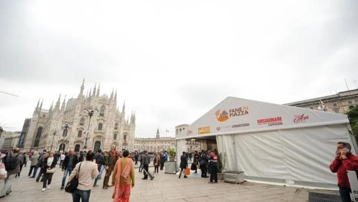 Pane, puccia e solidarietà: al Duomo di Milano nove giorni con 200 artigiani