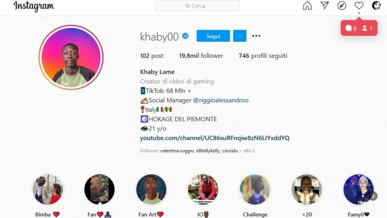 I top influencer su Instagram: la rincorsa di Khaby Lame