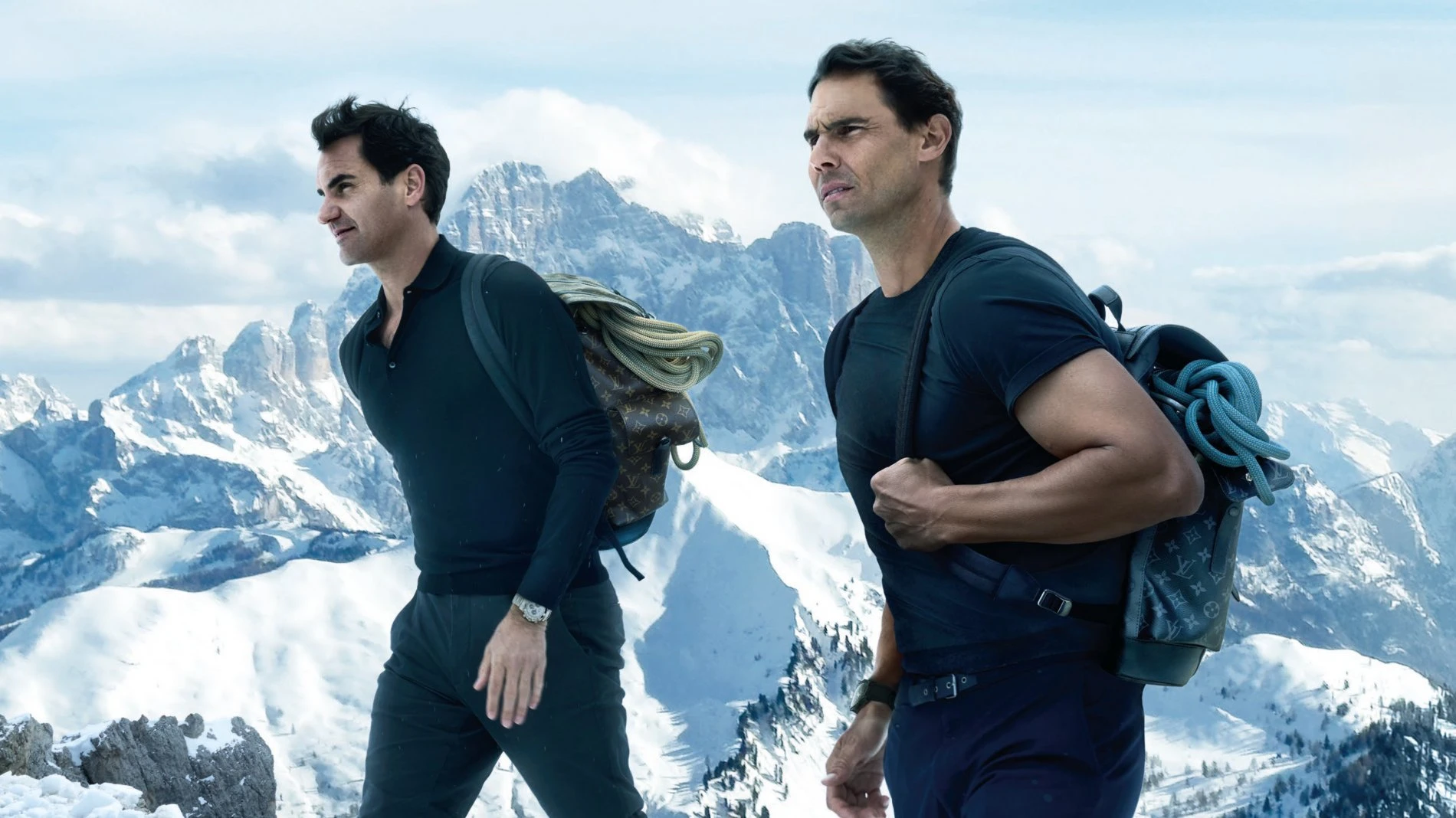 Dal Grande Slam alle Dolomiti, la nuova sfida di Roger Federer e Rafael Nadal: 
