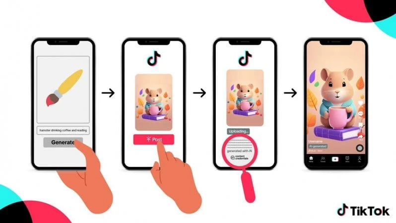 Una IA per identificare le altre IA: la novità di TikTok sui contenuti creati con l’intelligenza artificiale