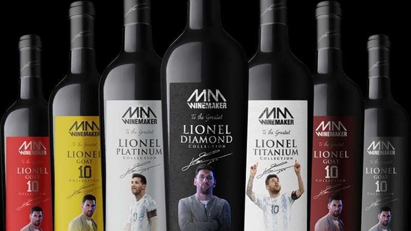 Così Leo Messi va in rete con Goat 10, i vini fatti in Italia