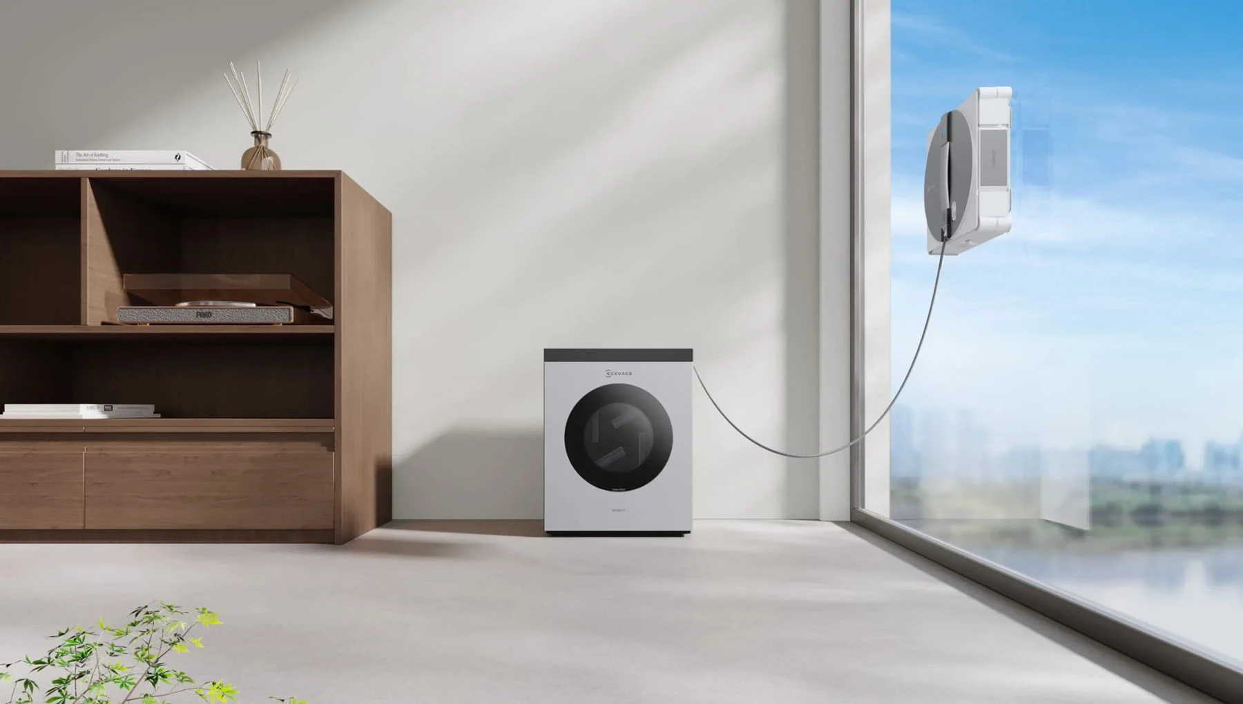 Ecovacs Winbot W3 Omni, la prova: il robot lavavetri con la lavatrice incorporata