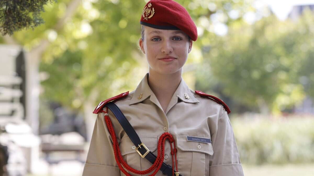 La princesa Leonor da un paso más en la carrera militar: ya es oficialmente dama cadete