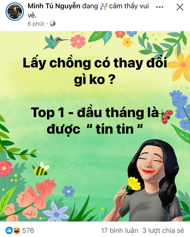 Minh Tú tiết lộ sự thay đổi của chồng Tây sau kết hôn, sẵn tiện chứng minh quyền lực 