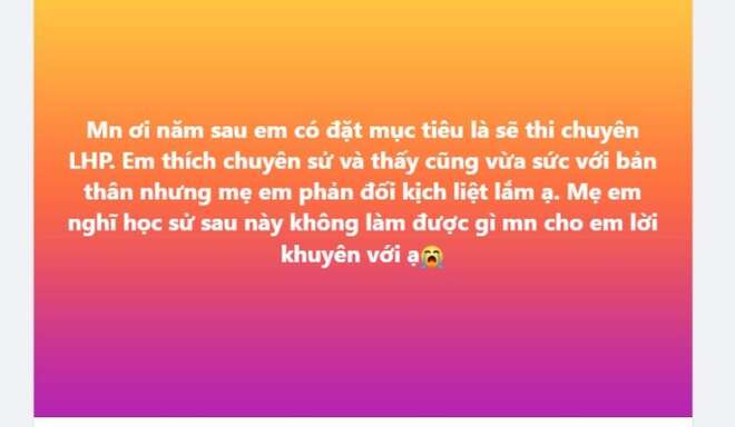 Nghe con gái định thi lớp chuyên này, bà mẹ ở TP.HCM vội ngăn cản kịch liệt vì 