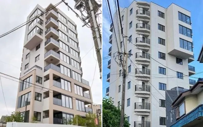 Chắn tầm nhìn núi Phú Sĩ, một tòa chung cư mới xây với giá chục tỷ mỗi căn bị phá dỡ khẩn cấp