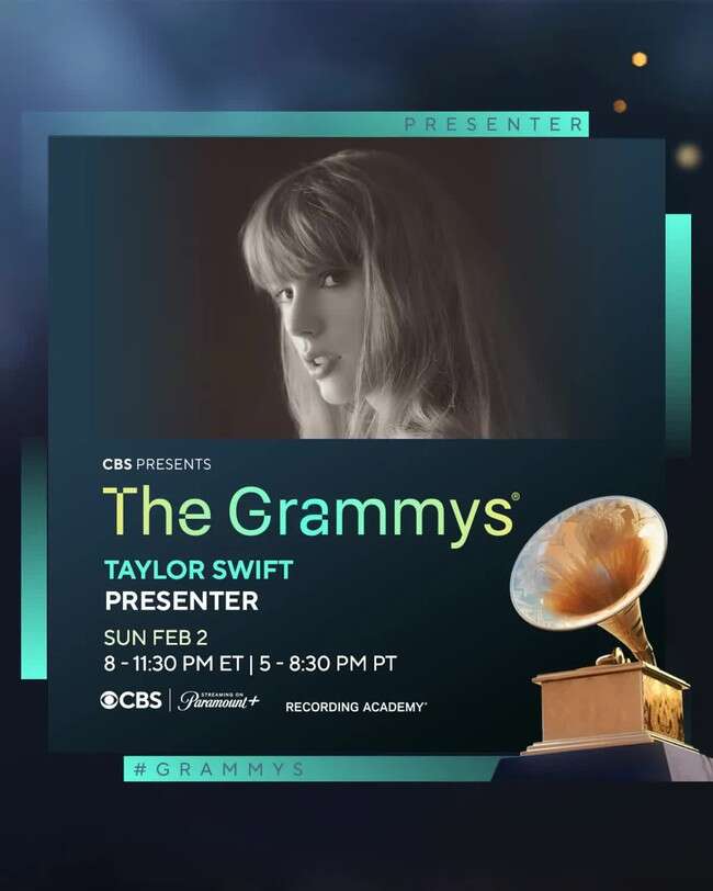 Grammy 2025: Taylor Swift sẽ trao giải