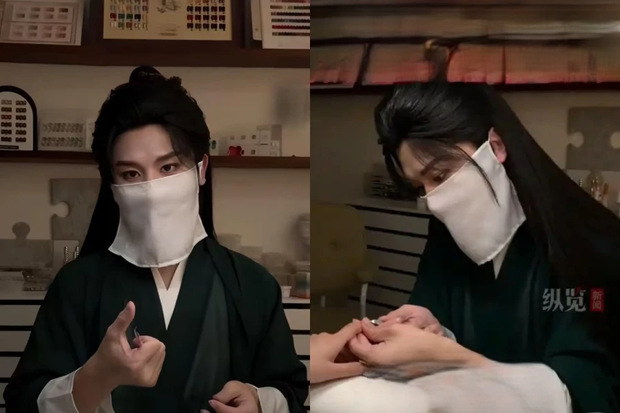 Mỹ nam đang hot bỗng chán showbiz, đổi nghề đi làm nails?