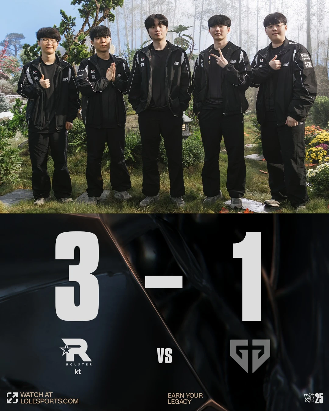 Gen.G đại bại, KT Rolster là đội đầu tiên vào chung kết CKTG 2025