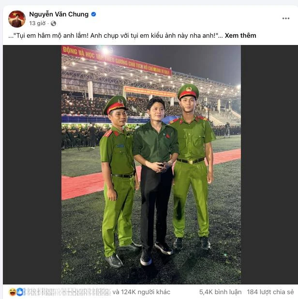 Bức ảnh của nhạc sĩ Nguyễn Văn Chung gây xôn xao, hơn 5.000 người bình luận