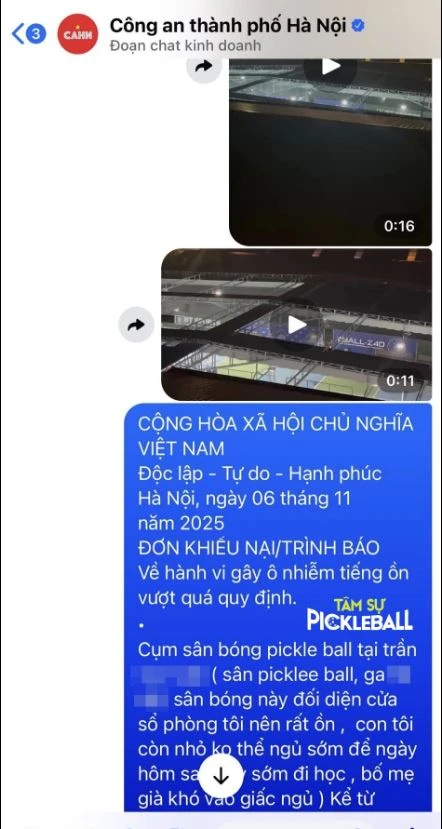 Drama pickleball: Con mất ngủ 6 tháng trời vì tiếng ồn pickleball, người mẹ kiệt sức làm đơn kêu cứu