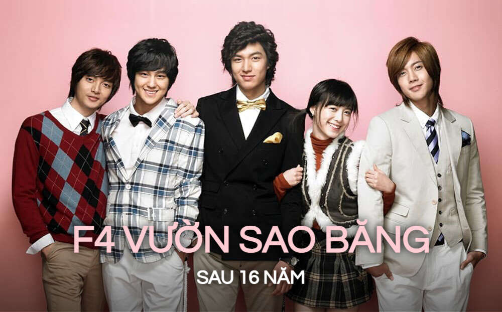 Đời thực bẽ bàng của F4 Vườn Sao Băng sau 16 năm: Lee Min Ho hết thời, Kim Hyun Joong về quê làm nông dân nhưng gặp biến