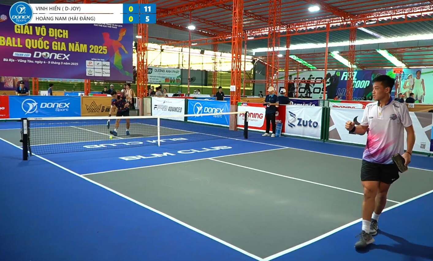 Trương Vinh Hiển vượt qua Lý Hoàng Nam, tạo ra trận chung kết trong mơ tại giải vô địch Pickleball quốc gia