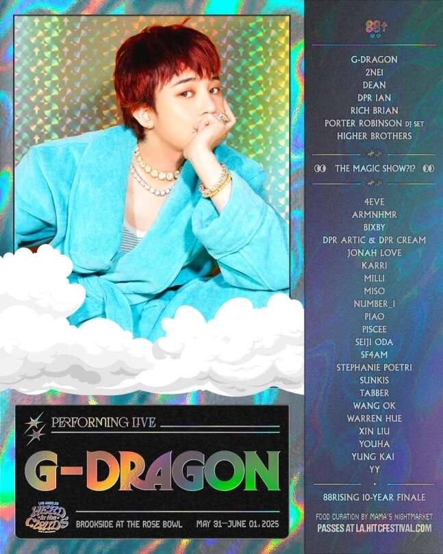 G-Dragon và 2NE1 tham gia Lễ hội âm nhạc toàn cầu HITC 2025