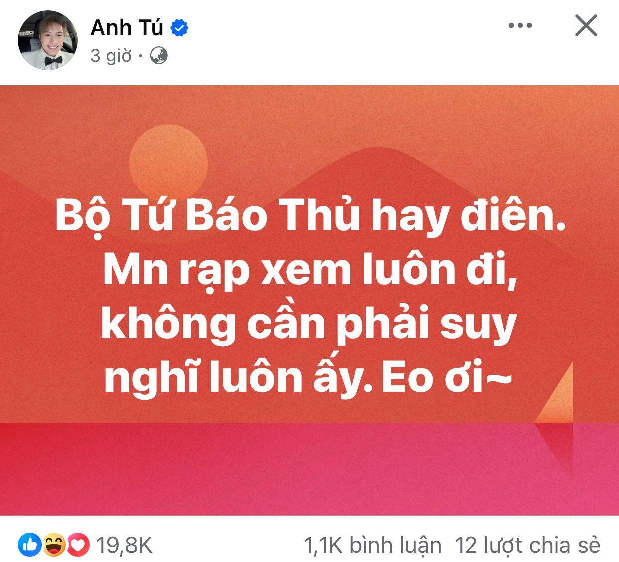 Thêm sao nam Vbiz nhận 