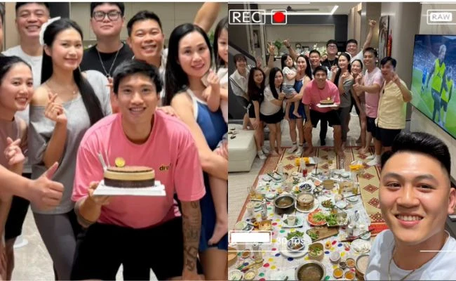 Ảnh hiếm giờ mới được hé lộ: Doãn Hải My tổ chức sinh nhật cho Văn Hậu trong biệt thự đắt đỏ, hạnh phúc sau ồn ào