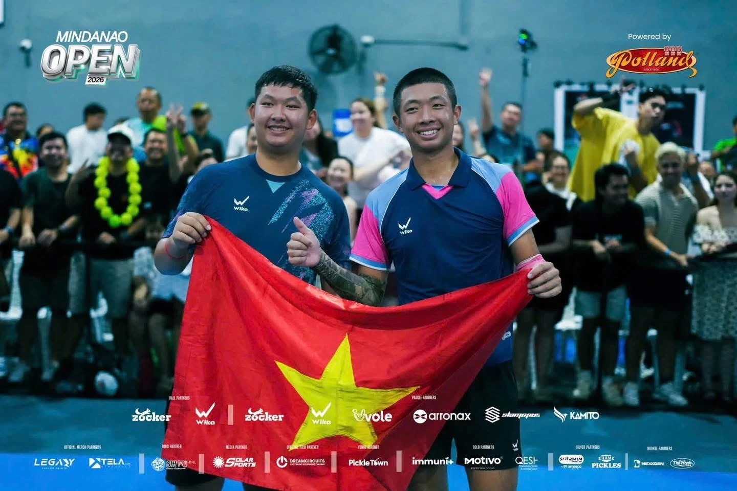 Anh em Quang Dương và Bảo Dương vô địch đôi nam Mindanao Open 2026