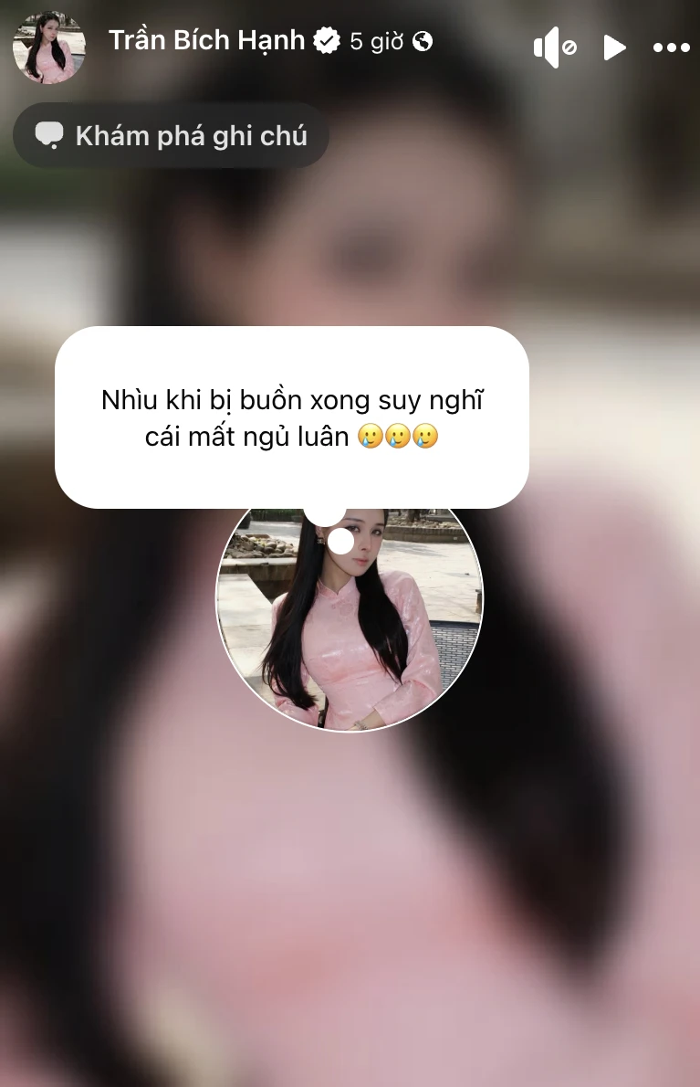 Trần Bích Hạnh - vợ Văn Thanh lộ trạng thái bất ổn sau đám cưới