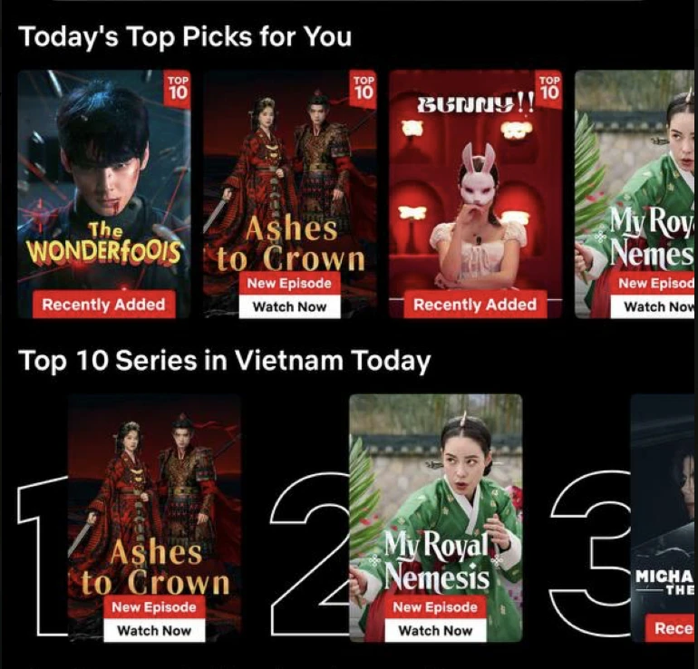 Quá nể phim Trung Quốc lật đổ loạt bom tấn Hàn chiếm top 1 Việt Nam: Nữ chính đẹp hơn tiên trên trời