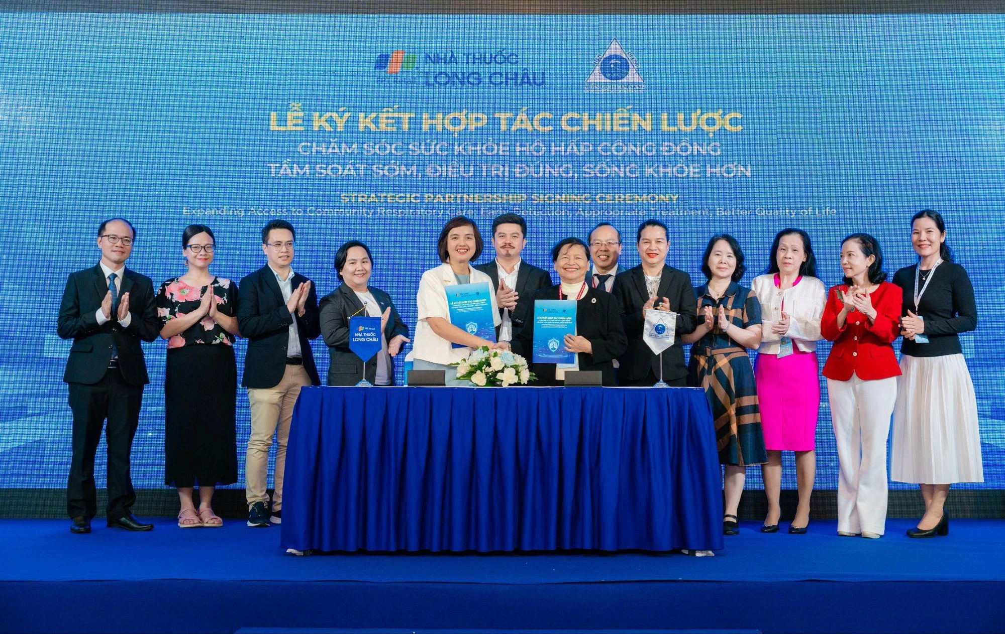 Long Châu cùng Hội Hen - Dị ứng - Miễn dịch lâm sàng TP.HCM khởi động chương trình chăm sóc sức khỏe hô hấp bền vững