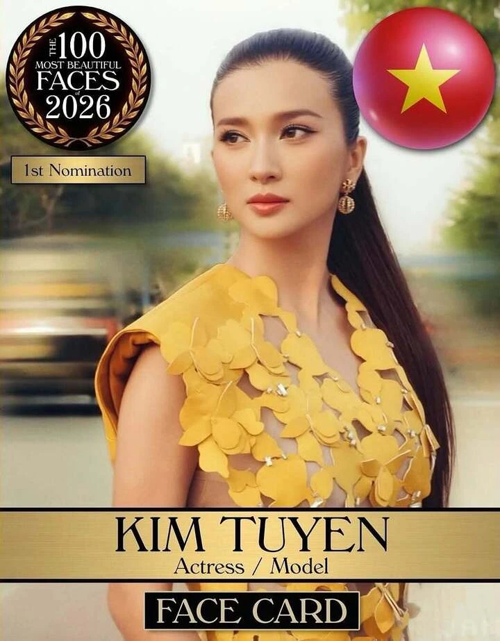 Nhan sắc nữ NSƯT đầu tiên vào đề cử 100 gương mặt đẹp nhất thế giới
