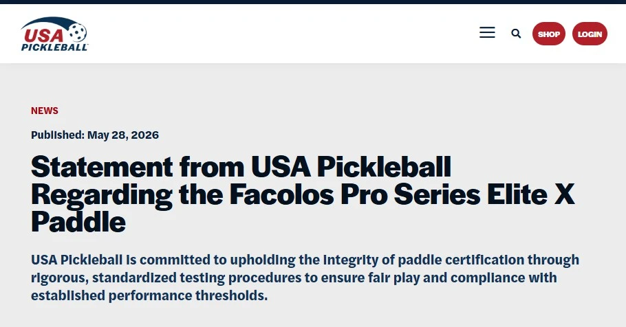 NÓNG: Một cây vợt Việt Nam bị Liên đoàn Pickleball Hoa Kỳ hủy chứng nhận