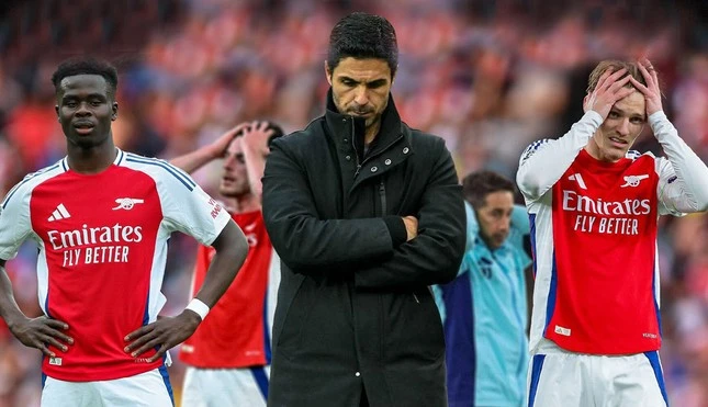 HLV Arteta phát biểu sốc sau trận thua của Arsenal