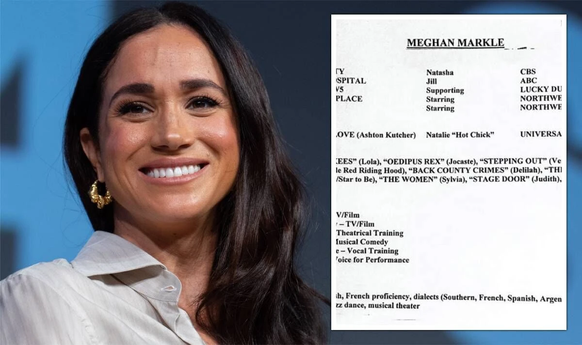 CV cũ của Meghan Markle bất ngờ gây sốt: Từng đóng vai 