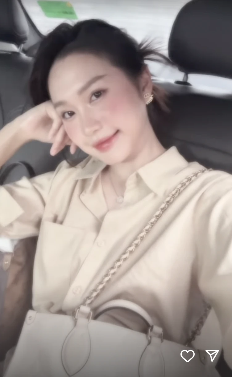 Doãn Hải My khí chất ngút ngàn, vibe sang hết nấc bên xế hộp, túi hiệu nhưng netizen nghi vấn lục đục với Văn Hậu?