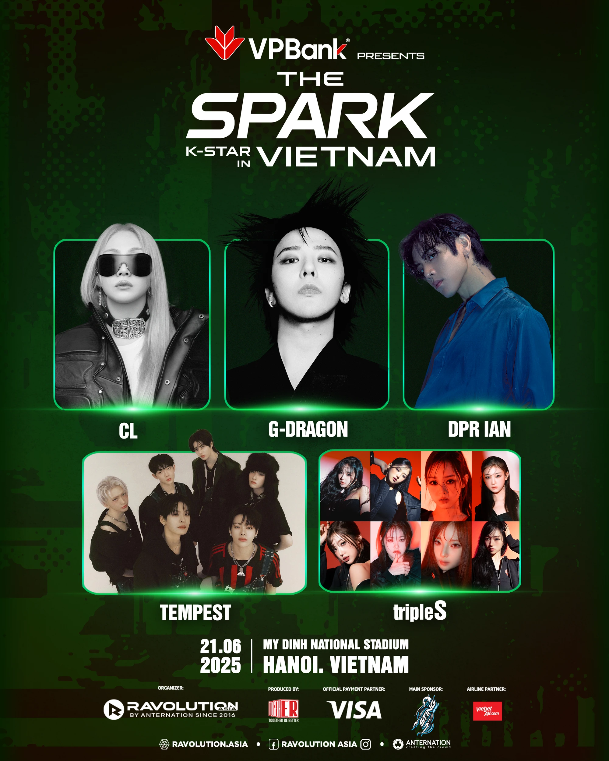 Sau G-Dragon, thêm CL và loạt nghệ sĩ Hàn xác nhận - K-Star Spark in Vietnam Mega Concert 2025 quá hot!