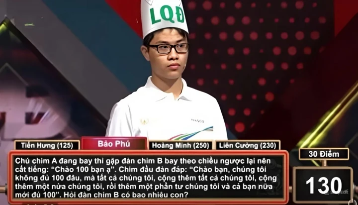 Bài toán tính số chim, 