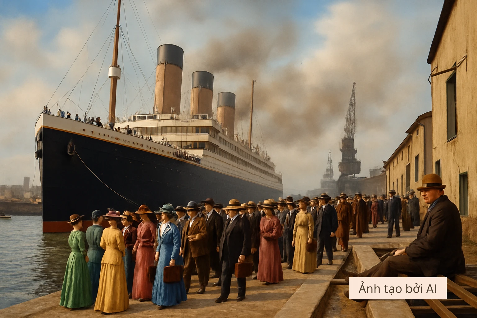 Khi AI tái hiện chân thực đêm tiệc cuối cùng trên tàu Titanic: Sự xa hoa tột cùng che mờ mọi hiểm họa