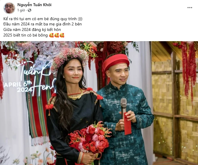 Ông xã H'Hen Niê phản pháo thông tin phải cưới gấp để chạy bầu