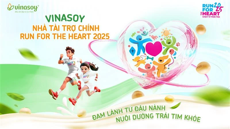 Vinasoy tiếp sức triệu nhịp tim tại Run For The Heart 2025