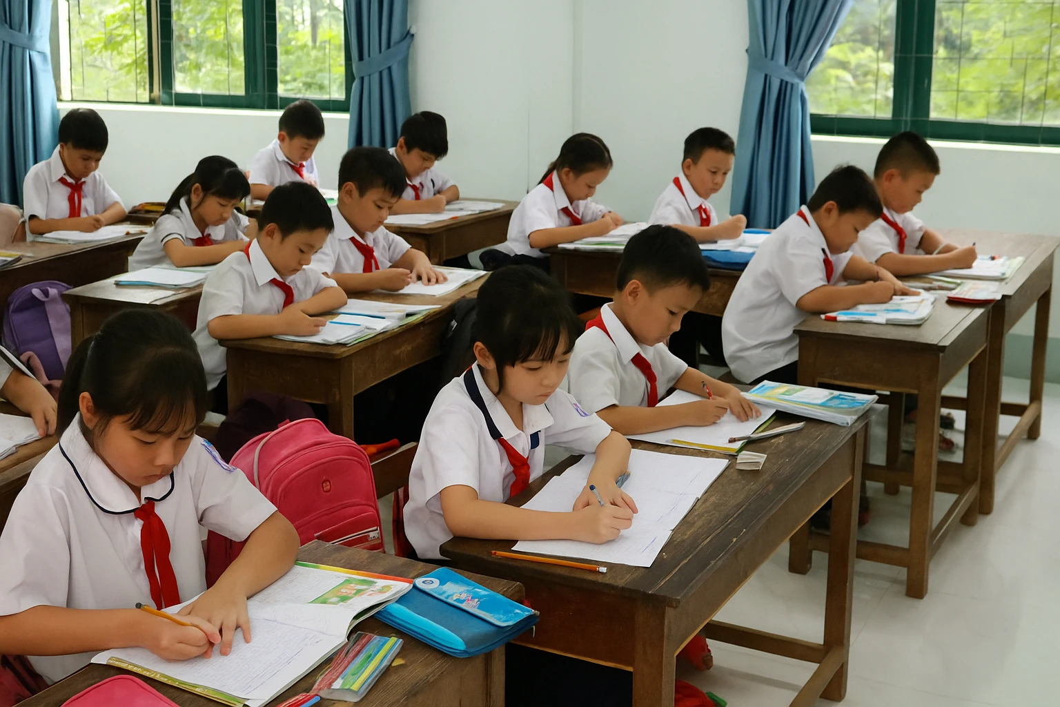 Đóng hơn 2 triệu tiền đồng phục cho con mà tôi xót: 1 tuần - 5 ngày - 3 loại áo, chẳng hiểu đi học hay đi diễn thời trang?