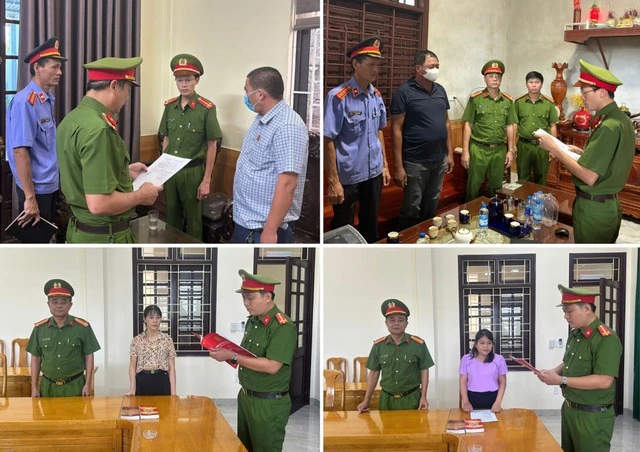 Khám xét nơi ở của Giám đốc Trần Chính Phong và kế toán Trương Thị Thúy Diệu