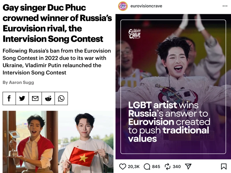 Đức Phúc lên tiếng về thông tin khiếm nhã bị lan truyền trên một số trang tin quốc tế