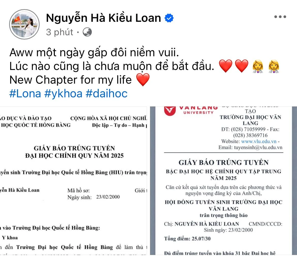 Á hậu Việt bí mật sinh con vừa đỗ ngành Y, bác sĩ Chiêm Quốc Thái có phản ứng gây chú ý