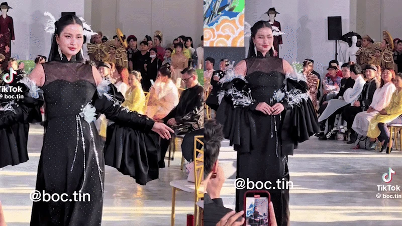 Á hậu Việt lộ vòng 2 lùm lùm trên sàn catwalk có động thái đáng ngờ hậu biến mất bất thường