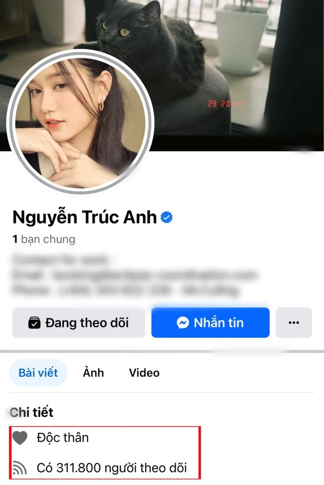 Giữa nghi vấn yêu đạo diễn, Trúc Anh bất ngờ bị soi để trạng thái 