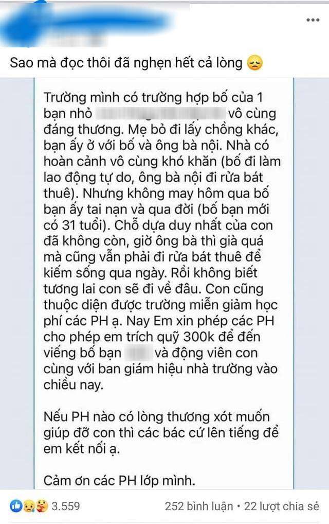 Sự thật chuyện cháu bé 5 tuổi ở Hà Nội vừa mất cha, phải ở cùng ông bà có hoàn cảnh vô cùng khó khăn