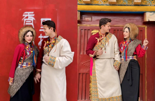 Vướng nghi vấn rạn nứt giữa thời điểm đi trăng mật, Huỳnh Anh - Bạch Lan Phương lập tức xả ảnh tại Trung Quốc