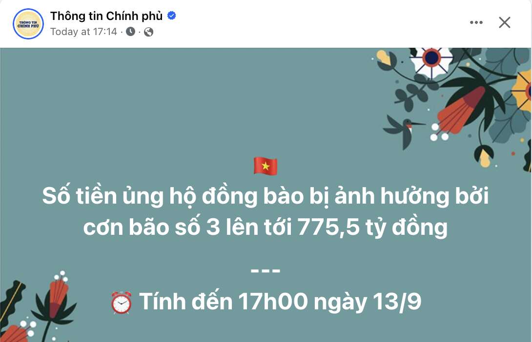 Uỷ ban Mặt trận Tổ quốc Việt Nam sẽ tiếp tục công khai danh sách ủng hộ để người dân theo dõi giám sát, số tiền chuyển khoản đã lên tới 775,5 tỷ đồng