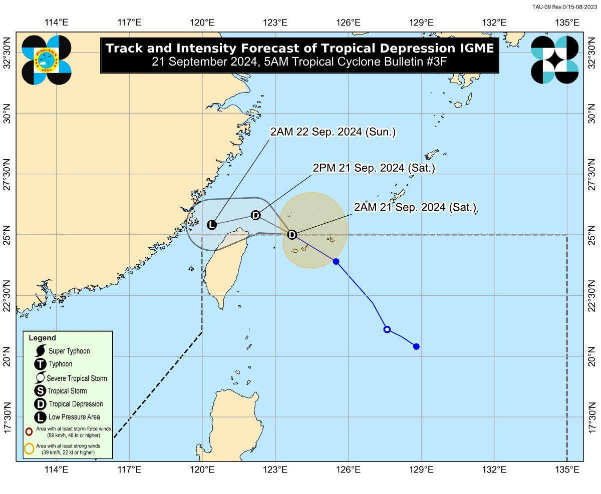 Philippines thông tin về áp thấp nhiệt đới mới